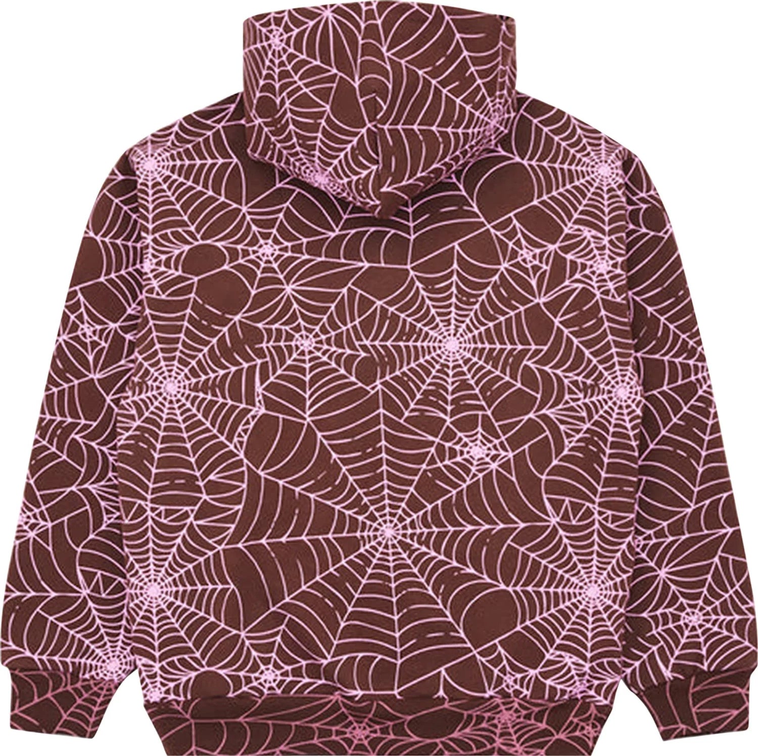 SP5DER- AOP Web Hoodie 'Brown'