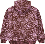 SP5DER- AOP Web Hoodie 'Brown'