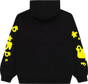 SP5DER-  Beluga Hoodie 'Onyx/Yellow'