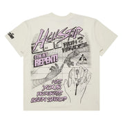 HELLSTAR- Online T-Shirt 'White'