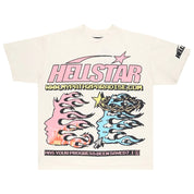 HELLSTAR- Pixel T-Shirt 'White'