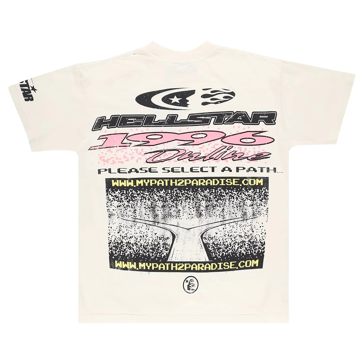 HELLSTAR- Pixel T-Shirt 'White'