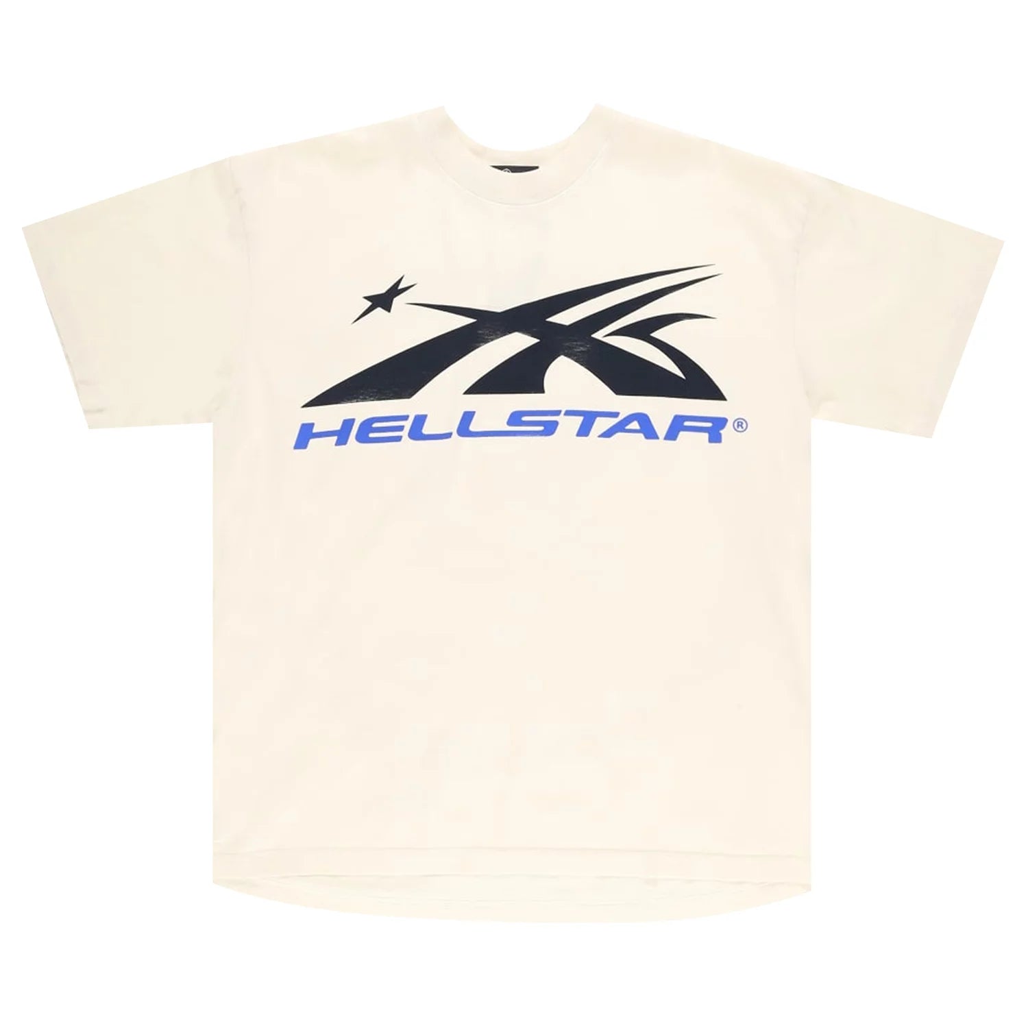 HELLSTAR- Gel Sport Logo T-Shirt 'White/Blue'