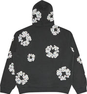 DENIM TEARS - Rhinestone Wreath Zip Hoodie 'Vintage Black'