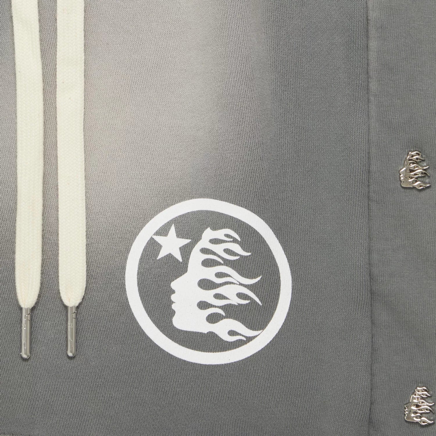 HELLSTAR -Snap Shorts 'Grey'