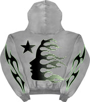 HELLSTAR- Sports Core Logo Hoodie 'Grey'