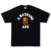 BAPE  College Tee Black