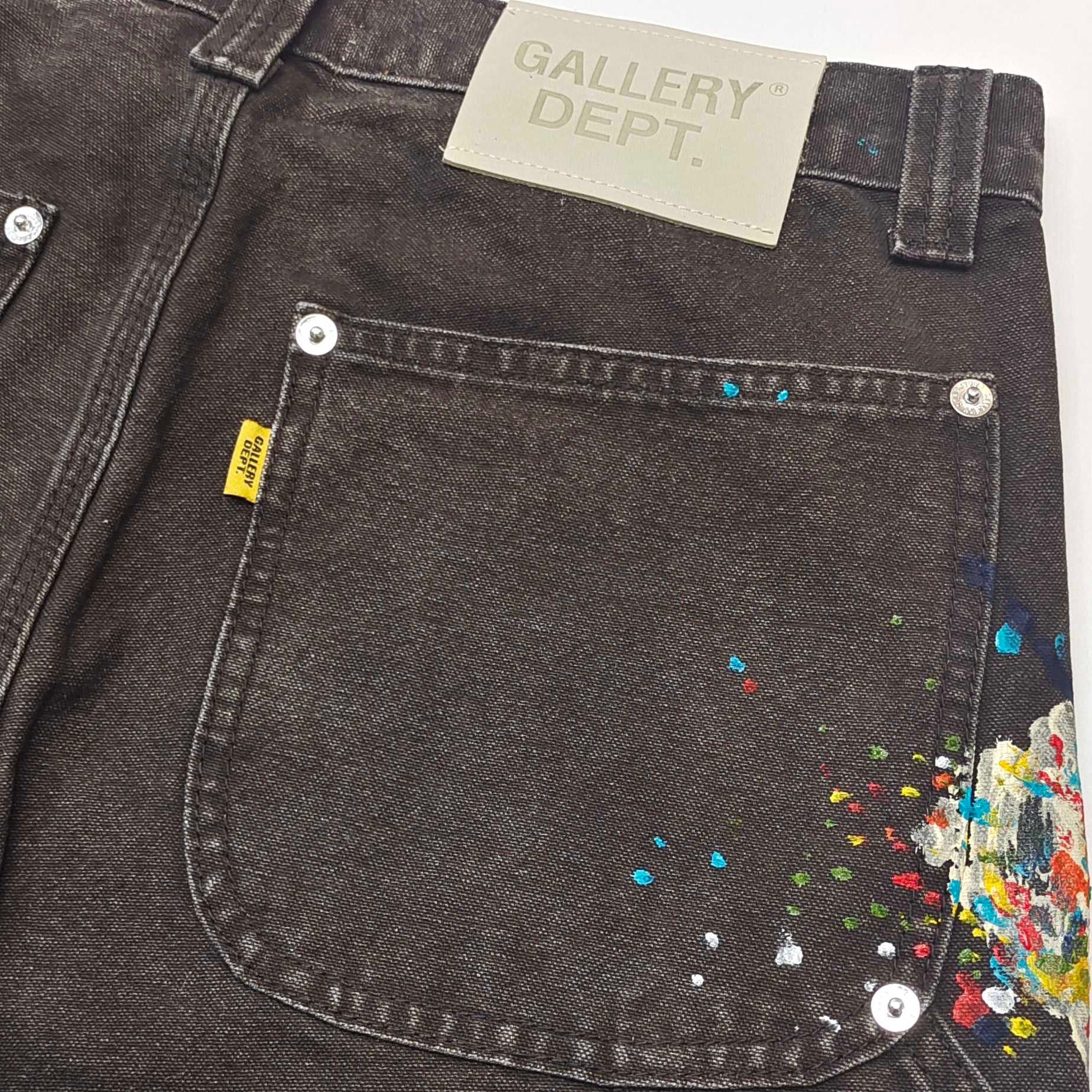 GALLERY DEPT - Carpenter Flare brown paintsplash