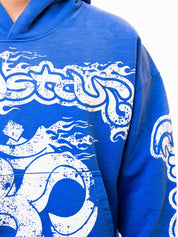 HELLSTAR- Blue Yoga Hoodie
