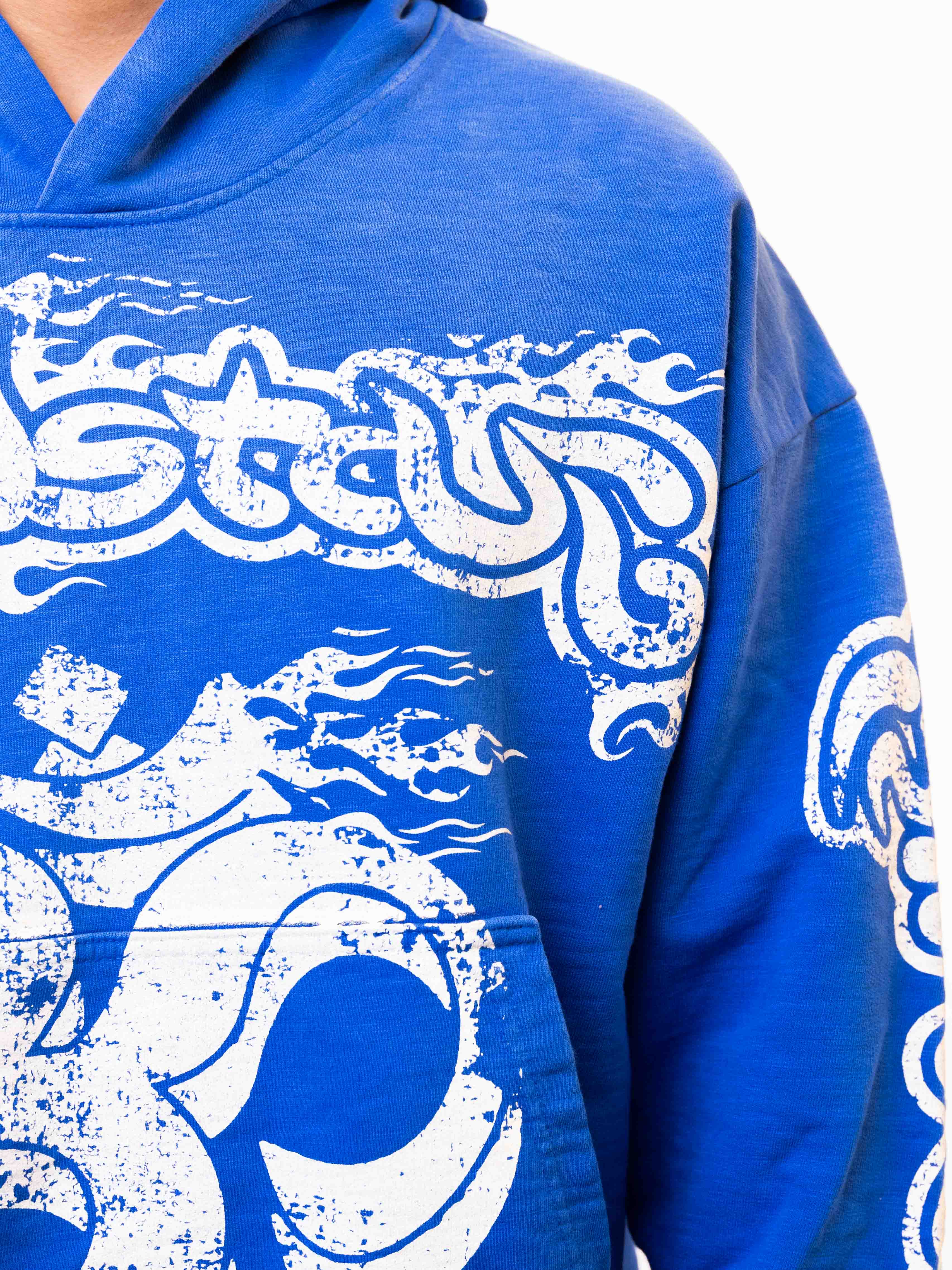 HELLSTAR- Blue Yoga Hoodie