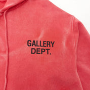 GALLERY DEPT - Red Washed Zip-up hoodie