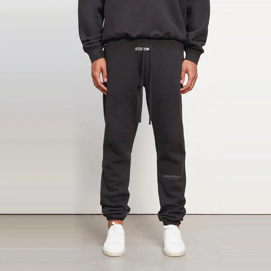 ESSENTIALS- Black Sweatpants S22