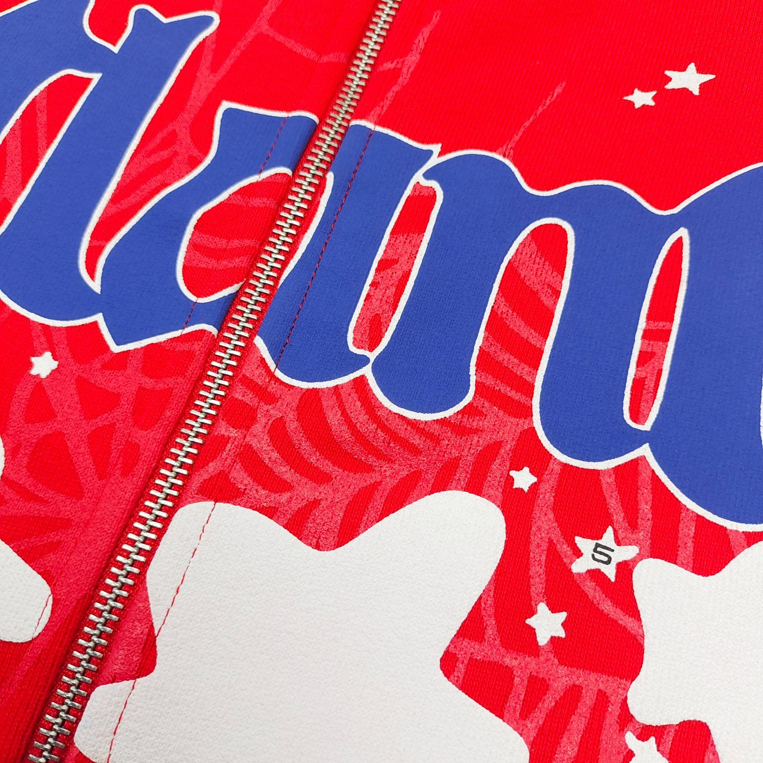 SP5DER-  Atlanta Zip Up Hoodie 'Red'