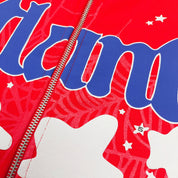 SP5DER-  Atlanta Zip Up Hoodie 'Red'