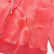 GALLERY DEPT - Red Washed Zip-up hoodie