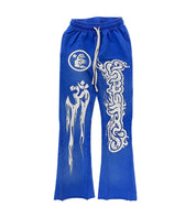 HELLSTAR- Studios Blue Yoga Sweatpants