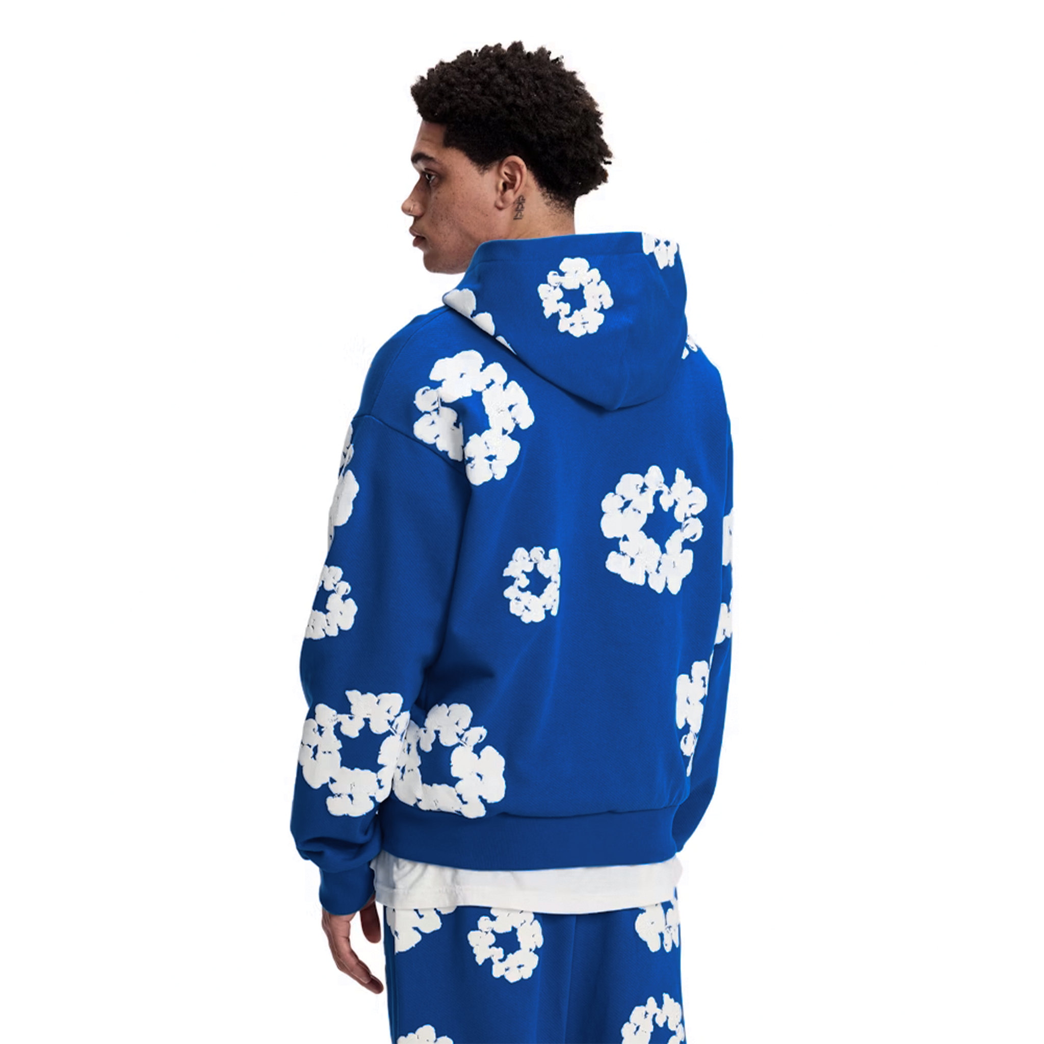 DENIM TEARS - The Cotton Wreath Sweatshirt 'Royal Blue'