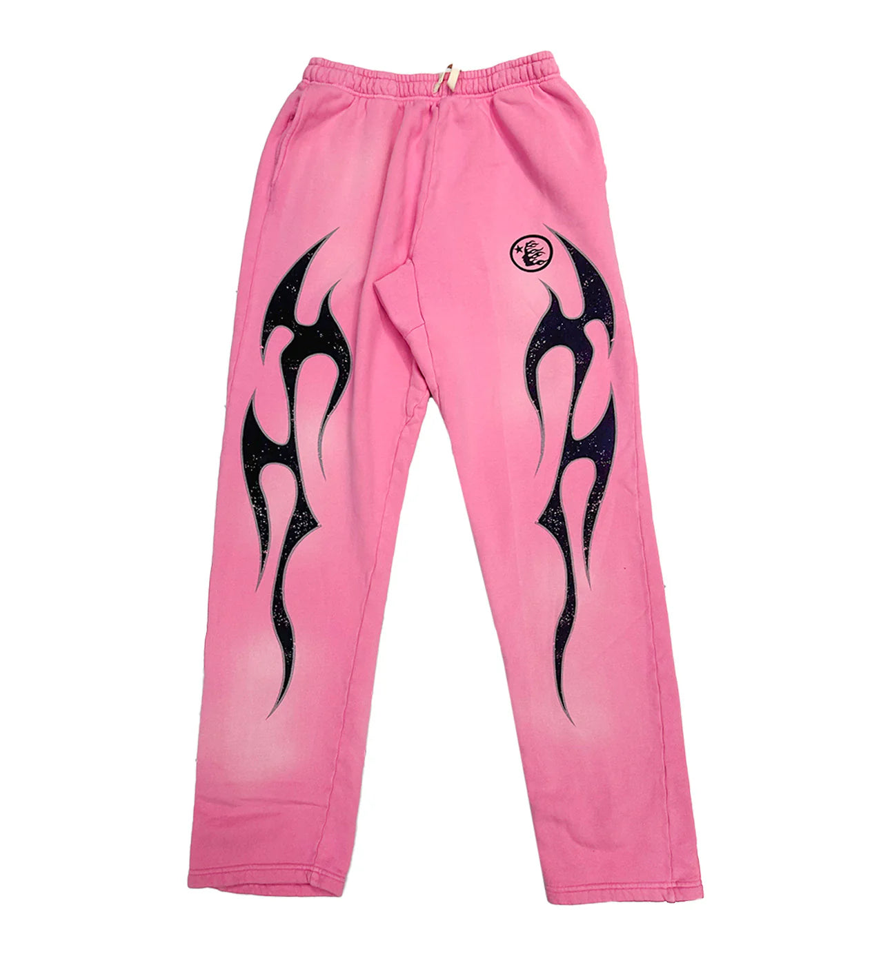 HELLSTAR- Flame Sweatpants 'Pink/Black'