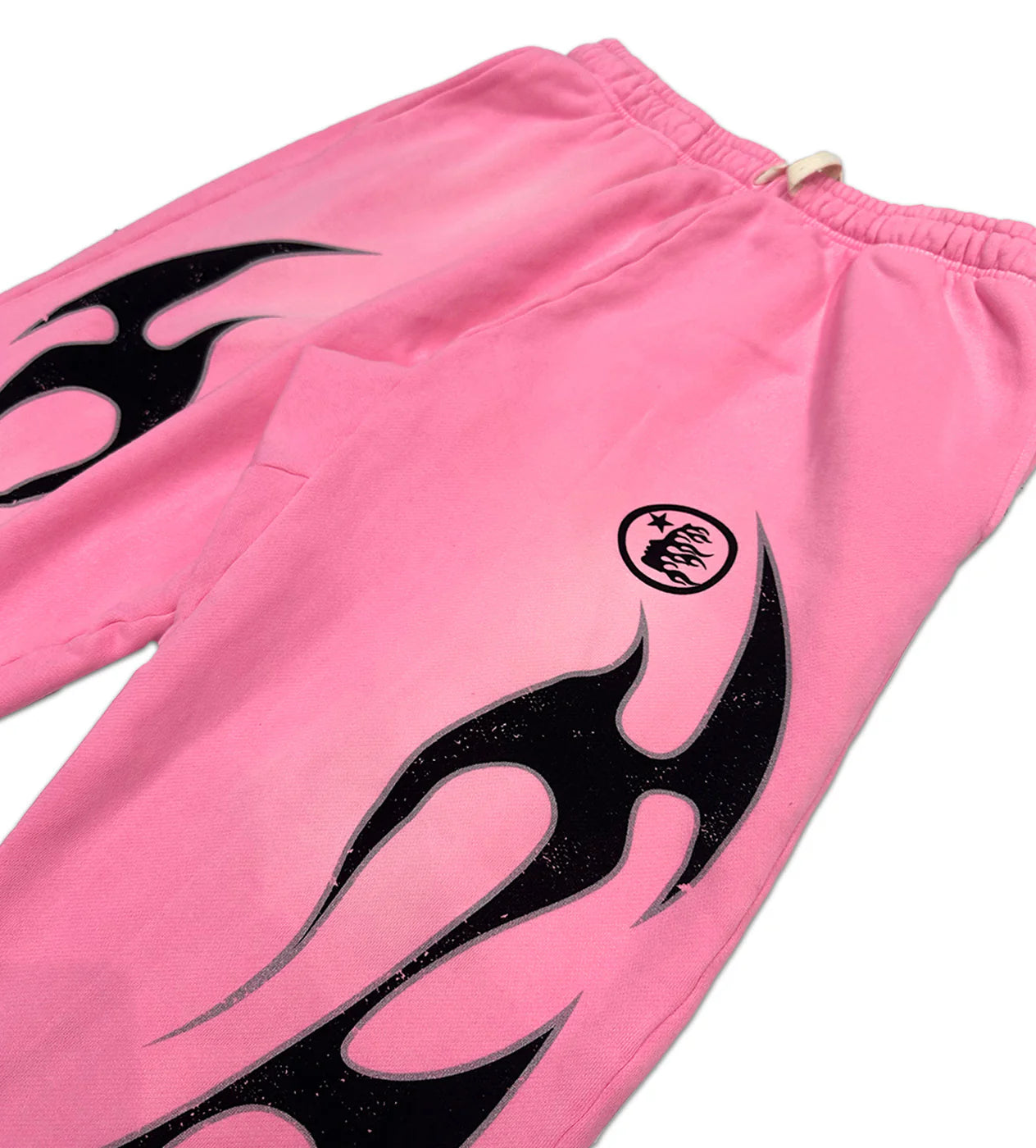 HELLSTAR- Flame Sweatpants 'Pink/Black'