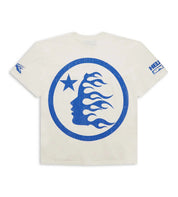 HELLSTAR- Beat Us! T-Shirt 'White/Blue'
