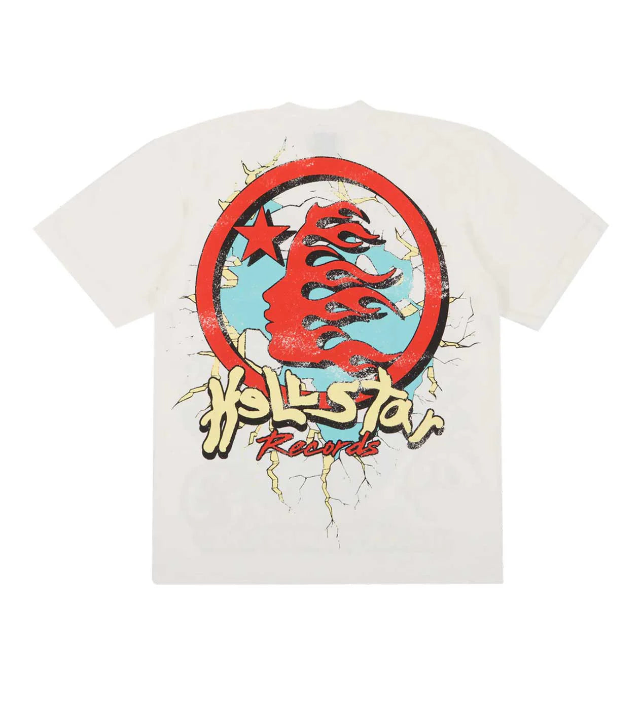 HELLSTAR- White Worldwide Tee