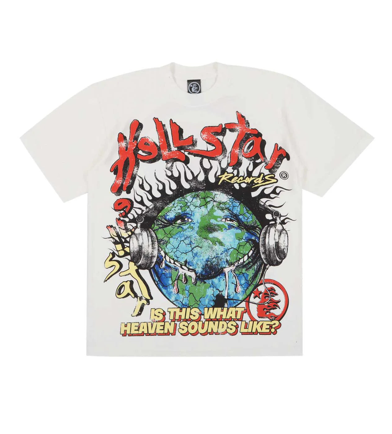 HELLSTAR- White Worldwide Tee