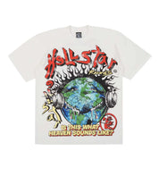 HELLSTAR- White Worldwide Tee