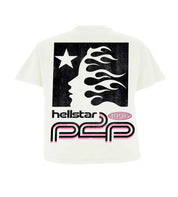 HELLSTAR- Sport Logo T-Shirt 'White/Pink'