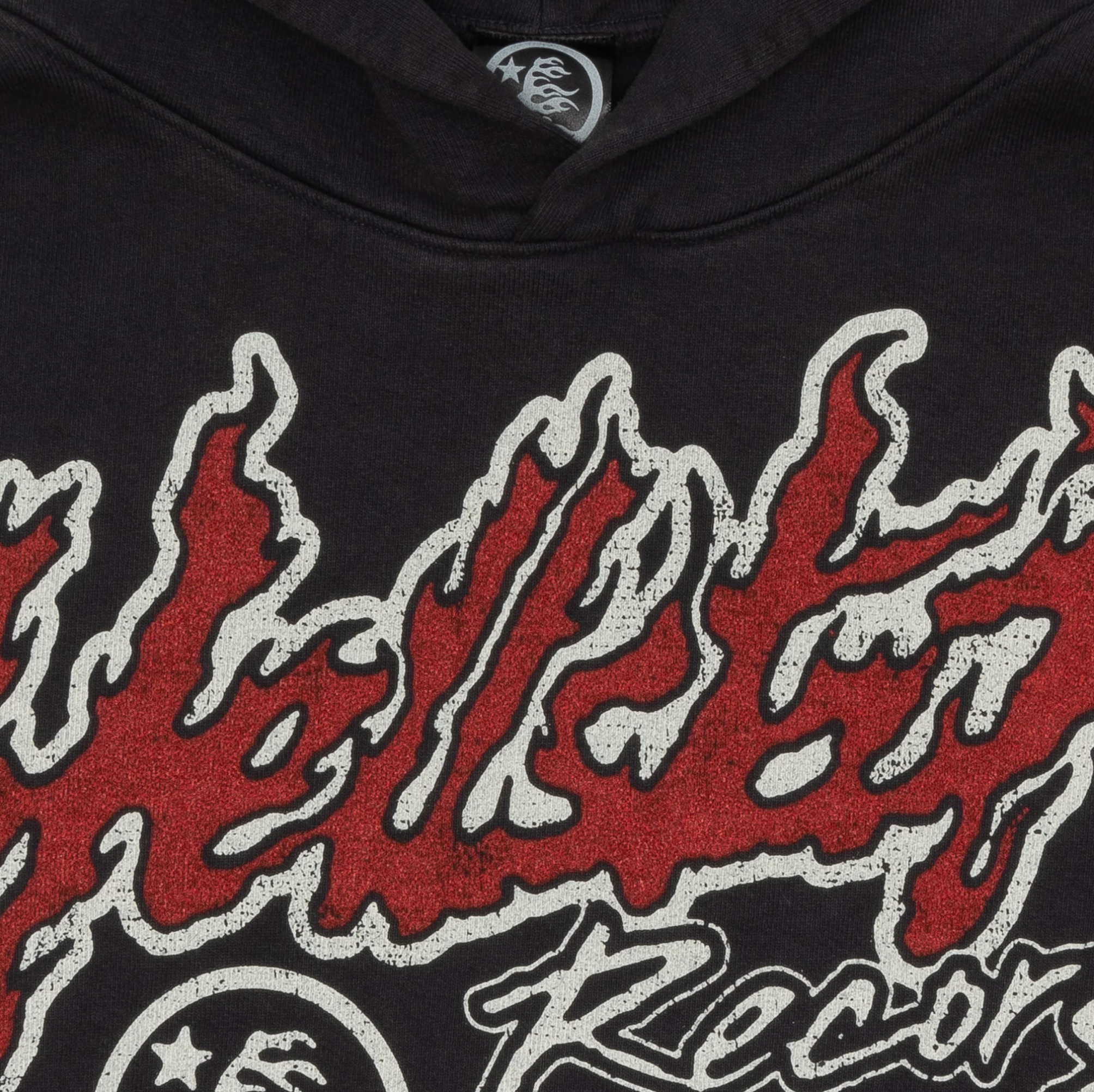 HELLSTAR- Records Tour Hoodie Washed Black
