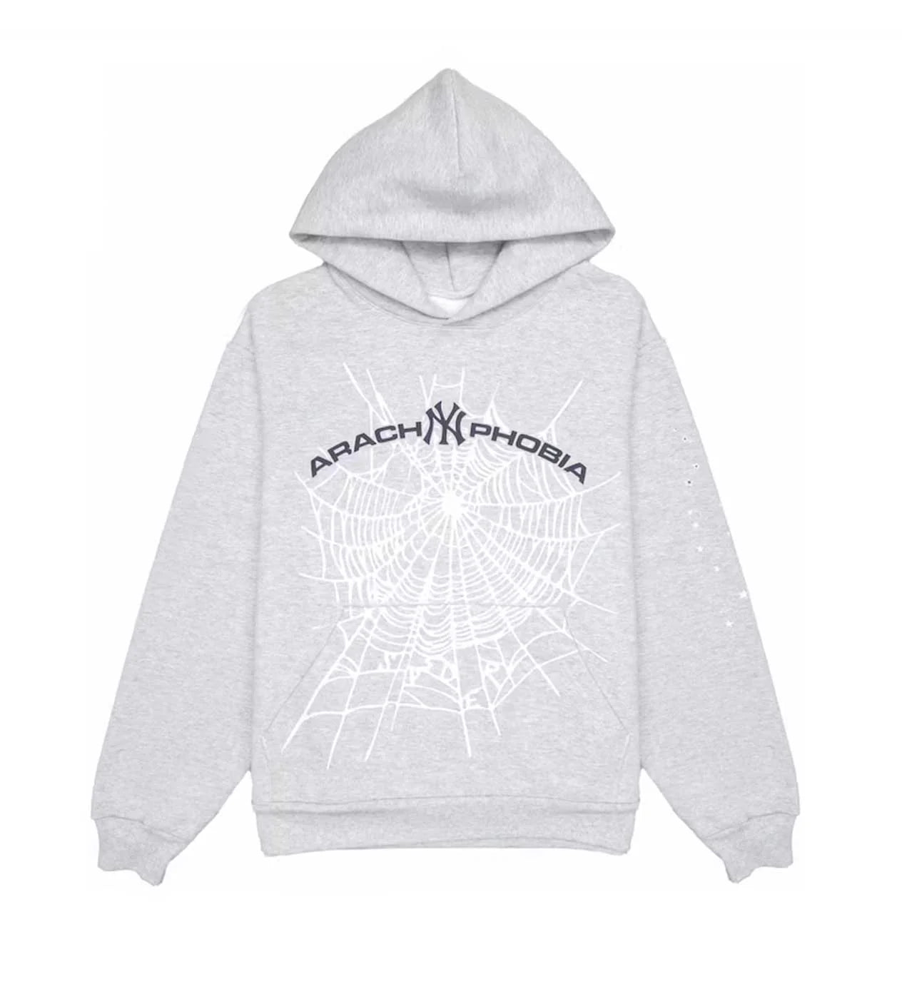 SP5DER- Arach NY Phobia Hoodie 'Ash Grey'