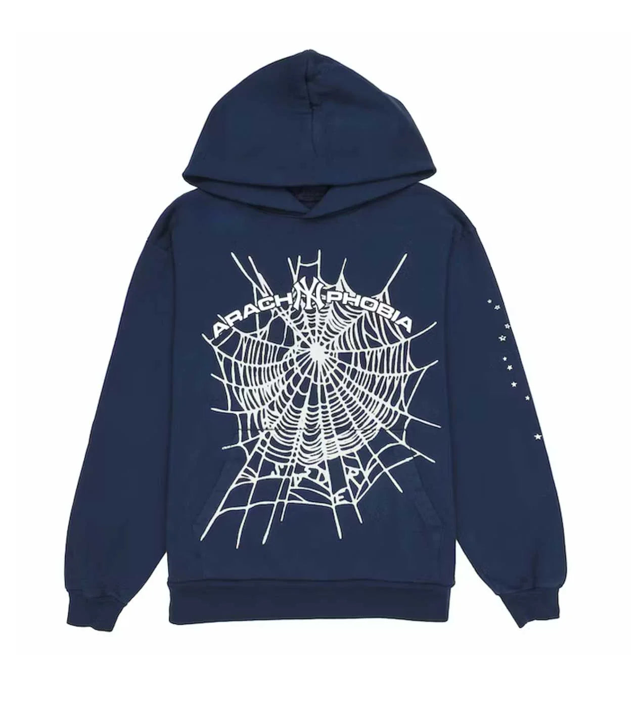 SP5DER- Arach NY Phobia Hoodie "Navy"
