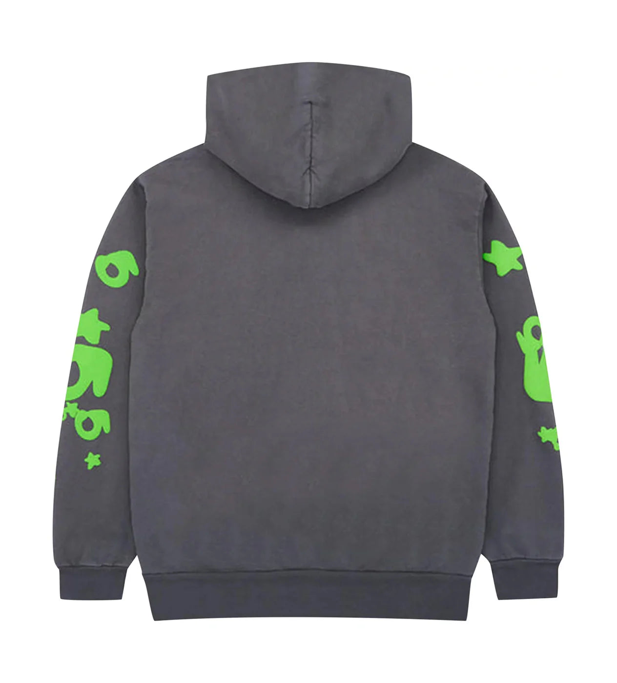 SP5DER- Beluga Hoodie 'Slate Grey/Green'