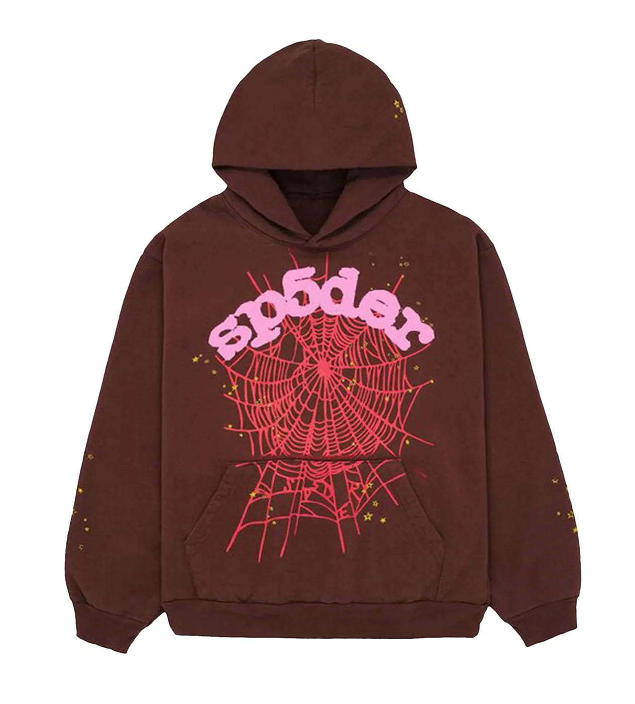 SP5DER- Web Hoodie 'Brown'