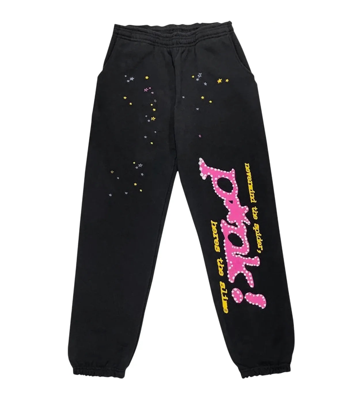 SP5DER- P*nk Sweatpants 'Black