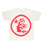 HELLSTAR- Gel Sport Logo T-Shirt 'White/Red'