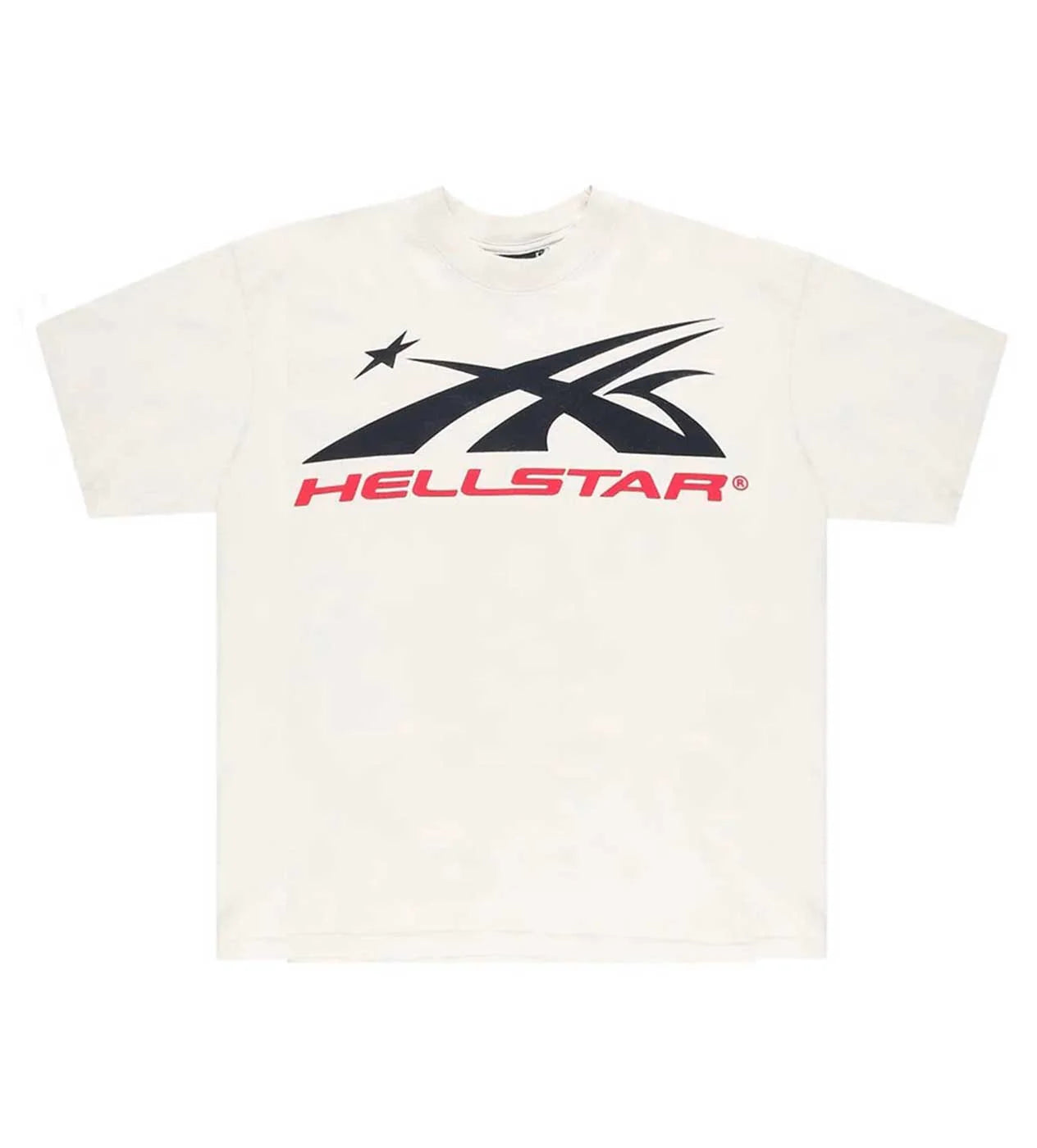 HELLSTAR- Gel Sport Logo T-Shirt 'White/Red'