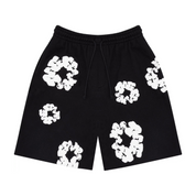 DENIM TEARS- The Cotton Wreath shorts 'Black'