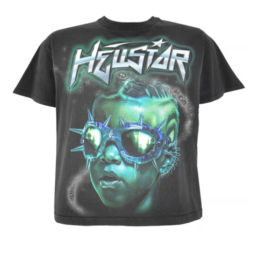 HELLSTAR- The Future Tee Black/Blue