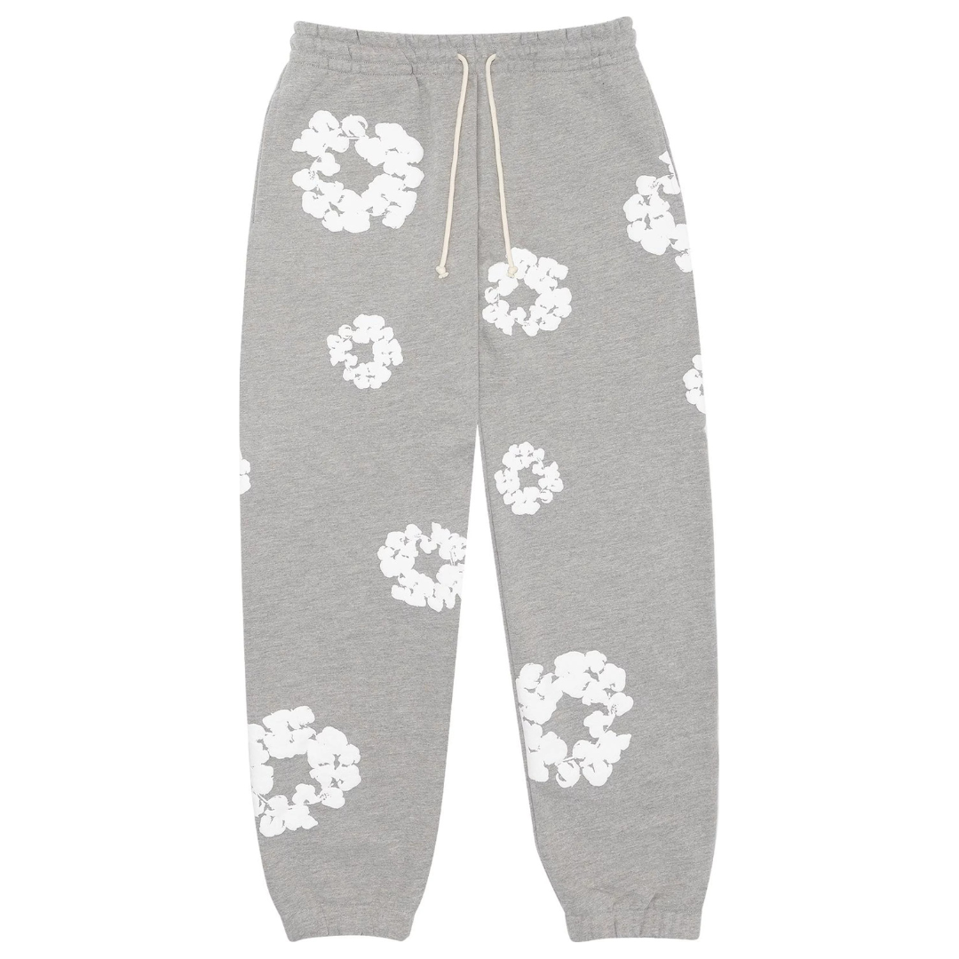 DENIM TEARS- The Cotton Wreath Sweatpants 'Grey'