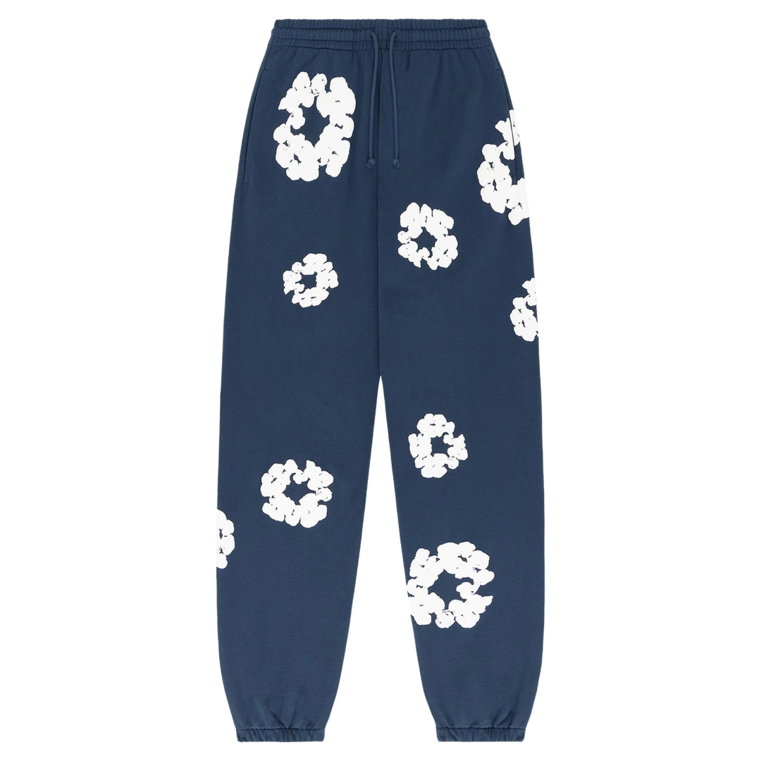 DENIM TEARS - The Cotton Wreath Sweatpants 'Navy'