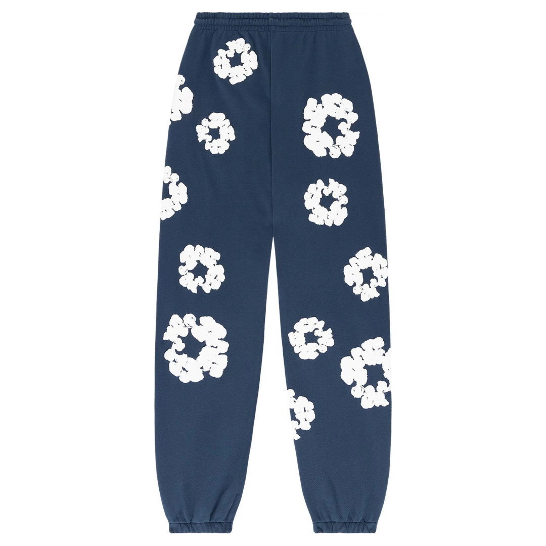 DENIM TEARS - The Cotton Wreath Sweatpants 'Navy'