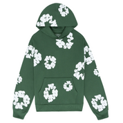 DENIM TEARS- Cotton wreath hoodie green