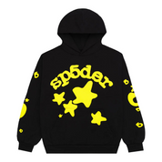 SP5DER-  Beluga Hoodie 'Onyx/Yellow'