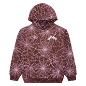 SP5DER- AOP Web Hoodie 'Brown'