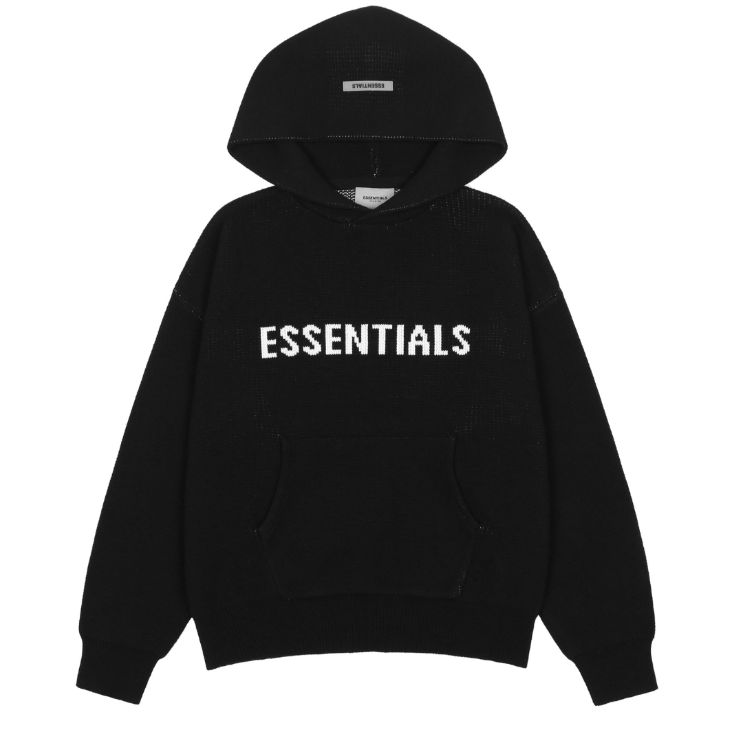 ESSENTIALS - Fear of God  Knit Sweater 'Black'