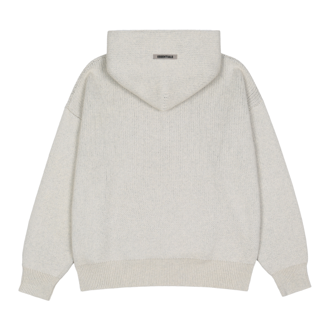 ESSENTIALS - Fear of God Knit Hoodie 'Oatmeal'