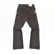 GALLERY DEPT - Carpenter Flare brown paintsplash