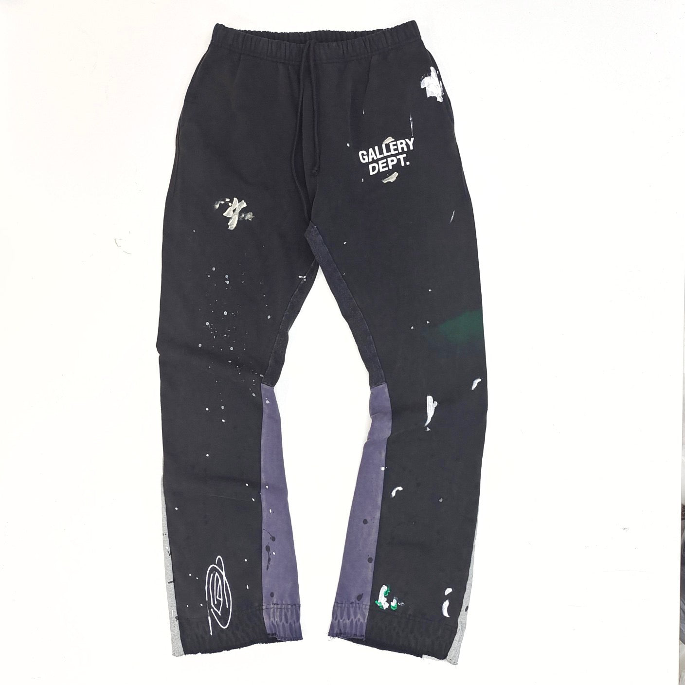 GALLERY DEPT - Logo Flare Sweatpants Heather Navy