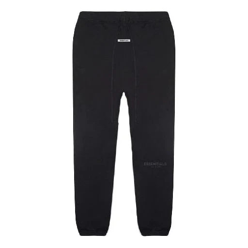 ESSENTIALS- Black Sweatpants S22