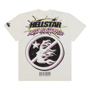 HELLSTAR- Breaking News T-Shirt 'White'